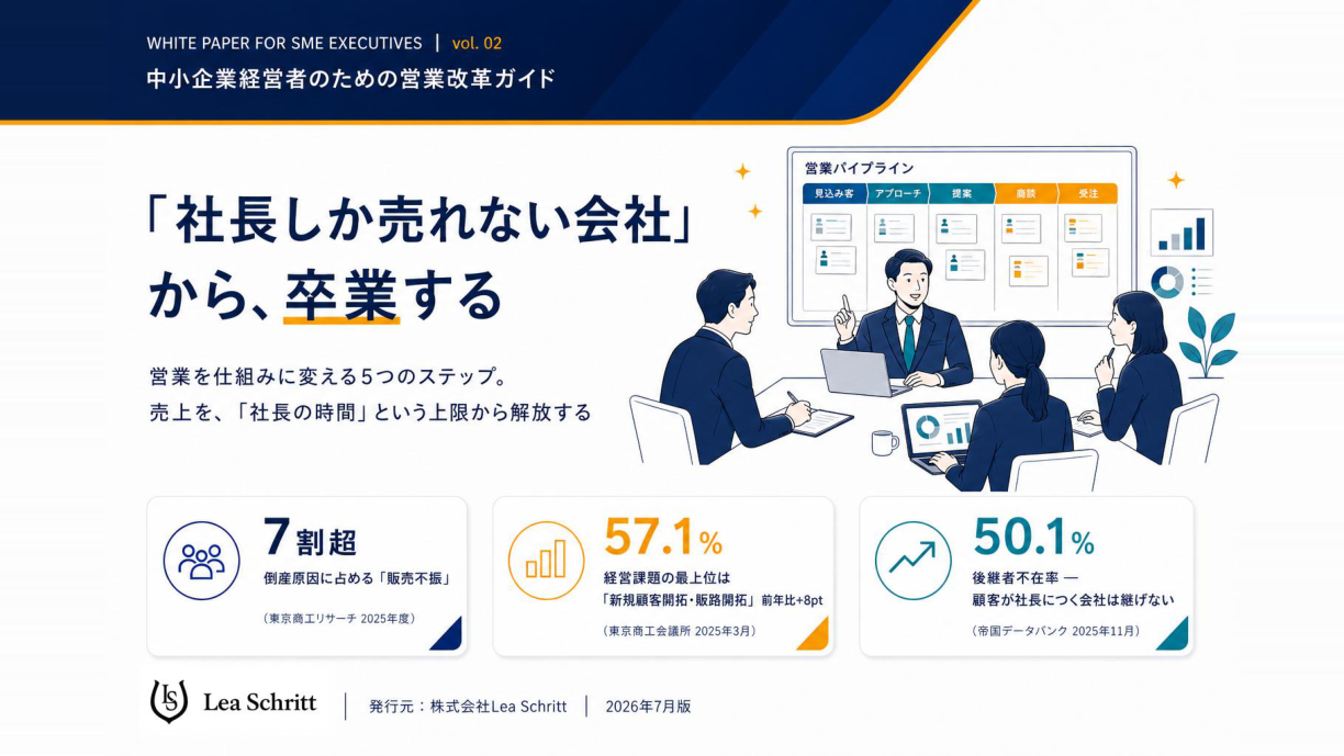vol.2「「社長しか売れない会社」から、卒業する」の表紙